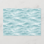 Calm Blue Ocean Waves Informatiekaartje (Achterkant)