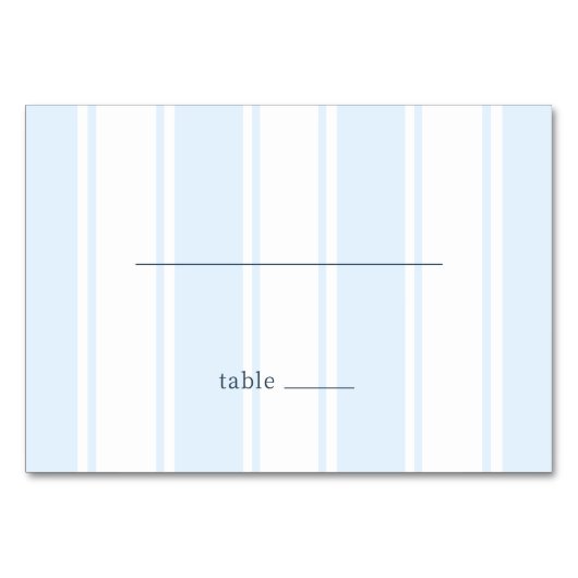 Calm Blue Stripes Kaart (Voorkant)
