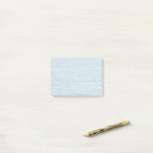 Calm Blue Zee Post-it® Notes (Op bureau)