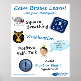 Calm Brains Leer poster voor hersenaandoeningen®