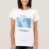 Calm & Capable Minimalist T-Shirt (Voorkant)
