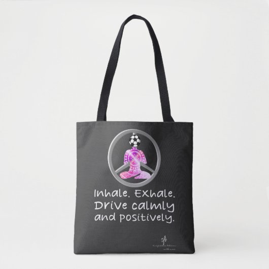Calm Car Ride Home Berry Yogurt Soccer Tote Bag (Voorkant)