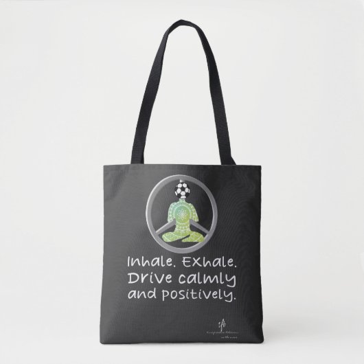 Calm Car Ride Home Burpless Cucumber Soccer Tote Bag (Voorkant)