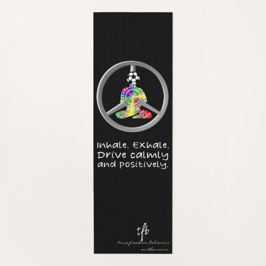 Calm Car Ride Home Lifelike TV Soccer Yogamat (Voorkant)