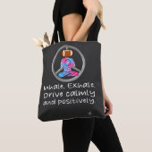 Calm Car Ride Home Neon Red/Blue Football Tote Bag (Dichtbij)