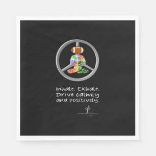 Calm Car Ride Home Tropical Colors Football Servet