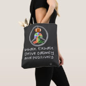 Calm Car Ride Home Tropical Colors Football Tote Bag (Dichtbij)