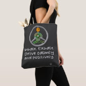 Calm Car Ride Home Wooded Lot Ball Tote Bag (Dichtbij)