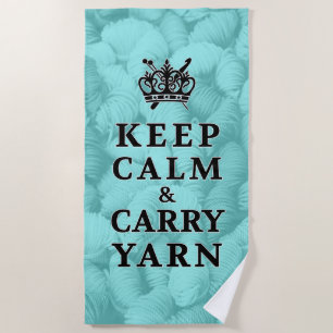Calm Carry Yarn houden ・ Crafts Strandlaken