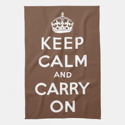 Calm Chocolade houden Theedoek (Verticaal)
