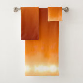 Calm City Skyline Sunset Abstract Impressionist Bad Handdoek (Insitu)