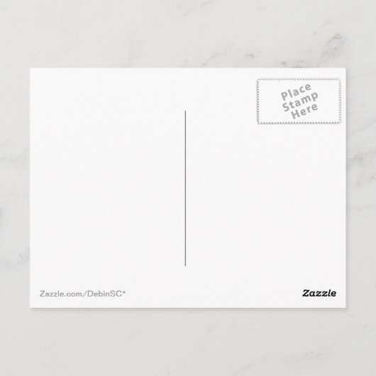 Calm Clam Chowder Post Card bewaren Briefkaart (Achterkant)