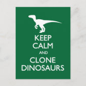 Calm Clone Dinosaurs briefkaart (Voorkant)