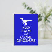 Calm Clone Dinosaurs briefkaart (Staand voorkant)