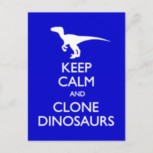 Calm Clone Dinosaurs briefkaart
