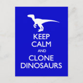 Calm Clone Dinosaurs briefkaart (Voorkant)