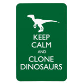 Calm Clone Dinosaurs briefkaart Magneet (Verticaal)