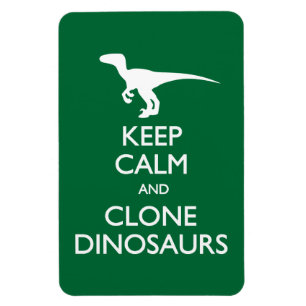 Calm Clone Dinosaurs briefkaart Magneet