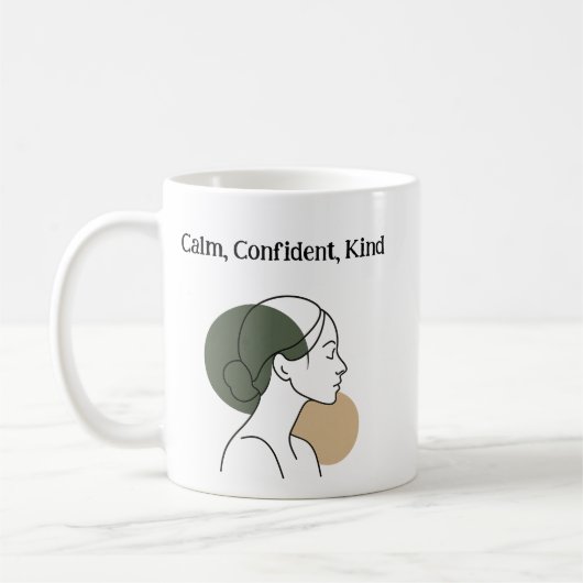 Calm Confidence – Boho Style Mug Koffiemok (Links)