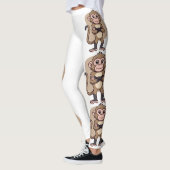 Calm Confidence Monkey –Minimal Lifestyle Leggings (Links)