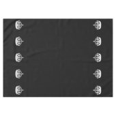 Calm Crown behouden op zwart Tafelkleed (Voorkant (Horizontaal))