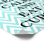 Calm Cupcake houden Poster (Hoek)