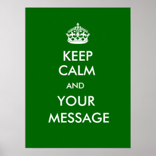 Calm CustomizeABLEs houden Poster