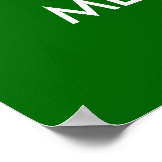 Calm CustomizeABLEs houden Poster (Hoek)