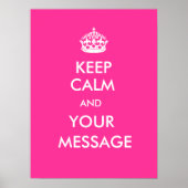 Calm CustomizeABLEs houden Poster (Voorkant)