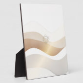 Calm Desert Waves with Fennec Essence | Minimal Se Fotoplaat (Zijkant)