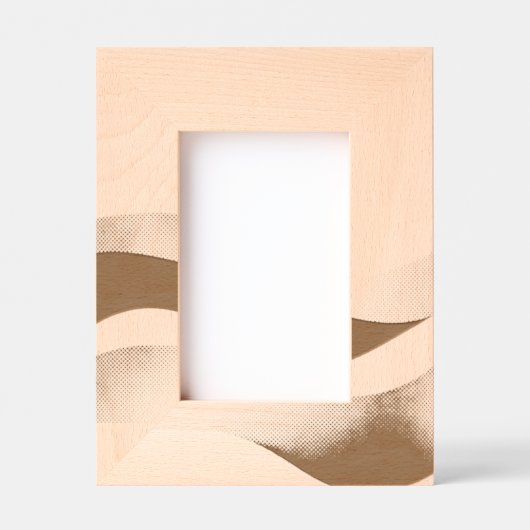 Calm Desert Waves with Fennec Essence | Minimal Se Gegraveerde Lijstjes (Voorkant)