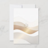 Calm Desert Waves with Fennec Essence | Minimal Se Kaart (Voorkant)