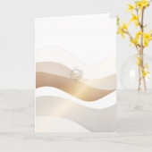 Calm Desert Waves with Fennec Essence | Minimal Se Kaart (Gele Bloem)