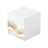 Calm Desert Waves with Fennec Essence | Minimal Se Kubus (Voorkant hoekig)