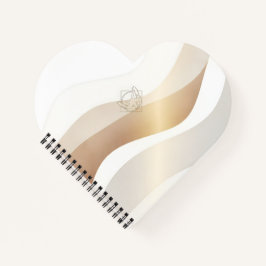 Calm Desert Waves with Fennec Essence | Minimal Se Notitieboek