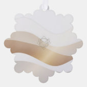 Calm Desert Waves with Fennec Essence | Minimal Se Ornament Kaart (Voorkant)