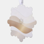 Calm Desert Waves with Fennec Essence | Minimal Se Ornament Kaart (Links)