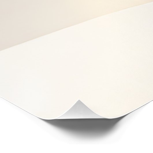 Calm Desert Waves with Fennec Essence | Minimal Se Perfect Poster (Hoek)