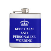 Calm DIY crown white Heupfles (Voorkant)