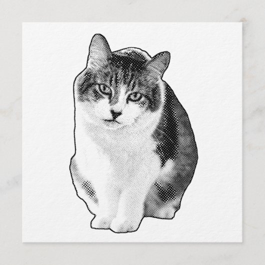 Calm Dot Invite Kaart (Voorkant)