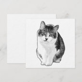 Calm Dot Invite Kaart (Voorkant / Achterkant)