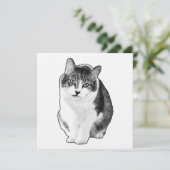 Calm Dot Invite Kaart (Staand voorkant)