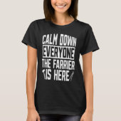 Calm Down Everyone Blacksmithing Forging Metalwork T-shirt (Voorkant)
