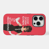 Calm Down Karen iPhone Hoesje (Achterkant horizontaal)