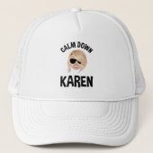 Calm Down Karen Trucker Pet (Voorkant)