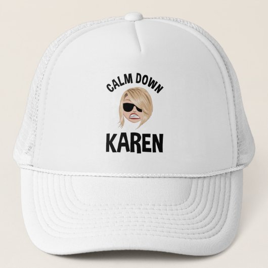 Calm Down Karen Trucker Pet (Voorkant)