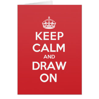 Calm Draw Greeting Note Card