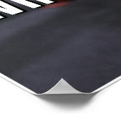 Calm Effort Wins Long Games Gym Motivation Quote Poster (Hoek)