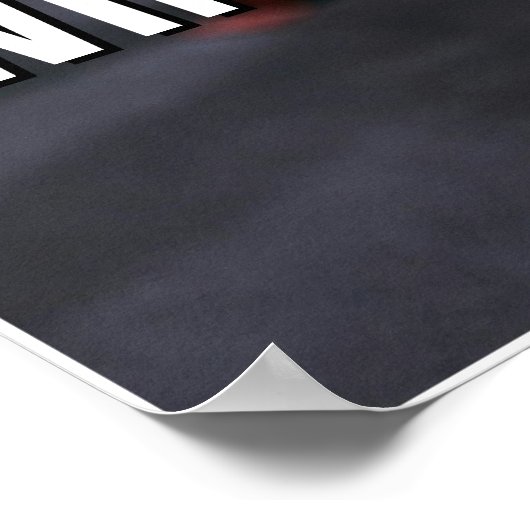 Calm Effort Wins Long Games Gym Motivation Quote Poster (Hoek)