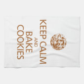 Calm en Bake Cookies Kitchen Towel Theedoek (Horizontaal)